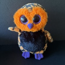 Ty Beanie Boo HAUNT The Halloween Owl Beanie Baby Plush 6" Tall