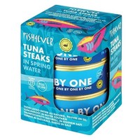Fish4Ever Azoren Skipjack Thunfischsteaks Im Quellwasser - 3Er Pack (Je 160G)