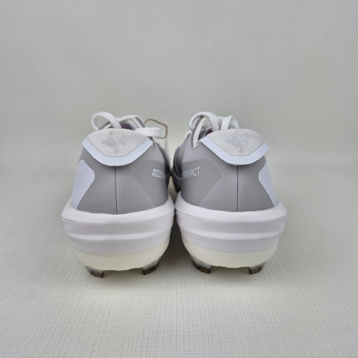 Adidas Adizero Impact TPU Baseball Cleats IF3355 White/Grey  display picture 1