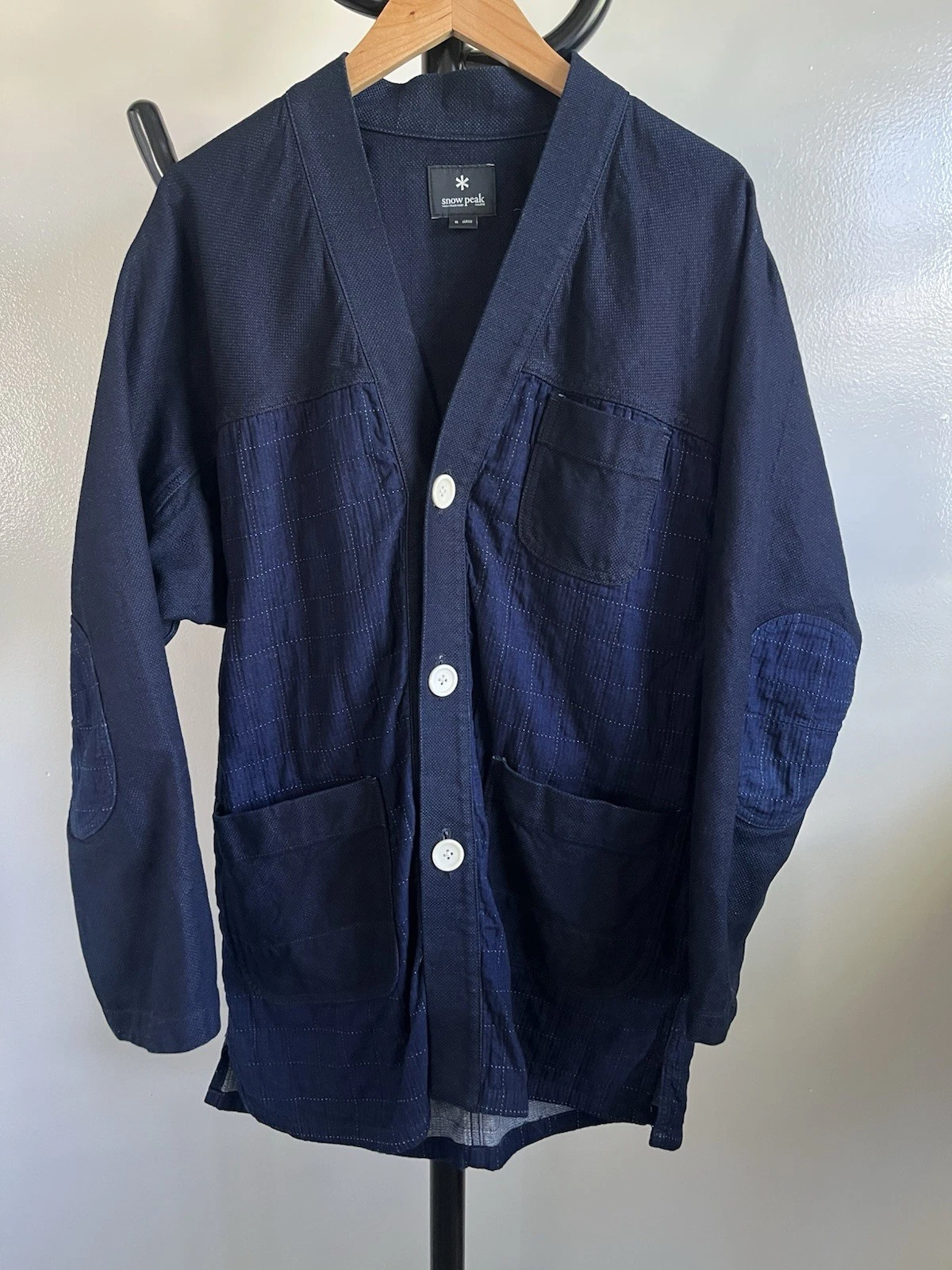 Snow Peak Indigo Blue Noragi Jacket Japan XL USA Large
Opens in a new window or tab