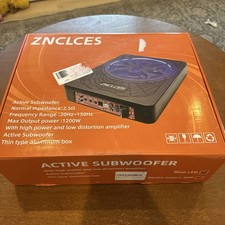 Active Subwoofer With High Power And Low Distortion Amplifier READ DESCRIPTION