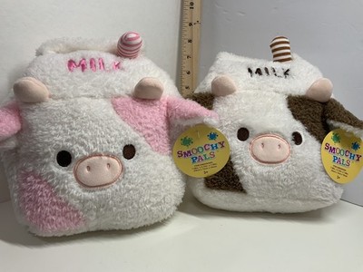 Two Smoochy Pals Milk Carton Plush By Linzy Toys NWT