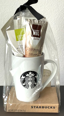 Starbucks 2014 6  Tall Coffee Latte Mug Black Mermaid Siren Logo 18 oz / 532 ml