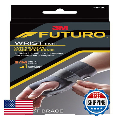 Futuro Compression Stabilizing Wrist Brace Right Hand Small/Medium Size