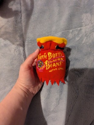 2001 Harry Potter Bertie Botts Flavor Beans Plush Zip Pocket Keychain Pouch