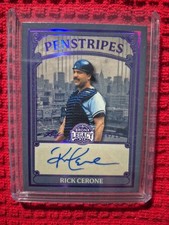 Rick Cerone 2025 Leaf Bronx Legacy Penstripes Auto /25