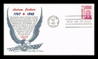 US COVER ANDREW JACKSON PROMINENT AMERICANS FIRST DAY ISSUE KHOL KRAFT