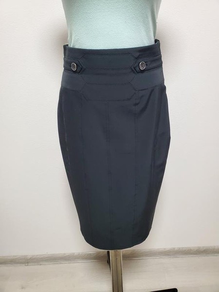 Women Karen Millen Skirt Black Polyester 38 / M /