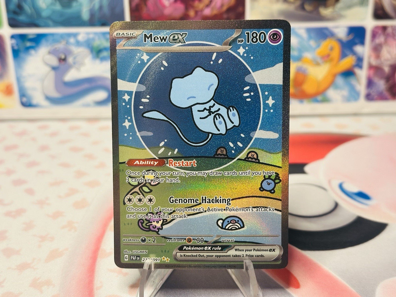 Mew ex 2024 Scarlet & Violet: Paldean Fates #232/091 Special