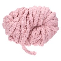 Chunky Garn Dickes Flauschiges Garn Zum Handstricken (Pink, 30 Yards/27M)