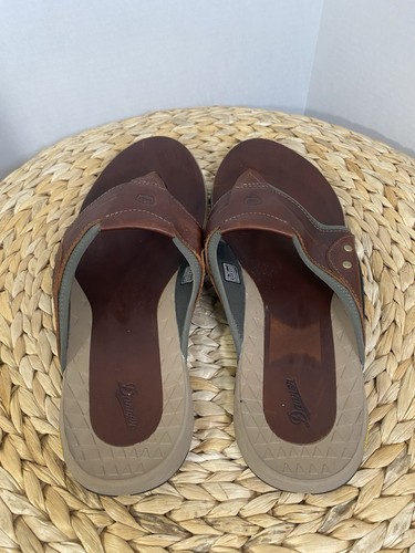 Danner Lost Coast Sandal Flip Flop Vibram Brown Sz 13 - Picture 2 of 10