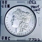 1882 BU GEM MORGAN SILVER DOLLAR UNC /MS+++ U.S. MINT RARE COIN 7722