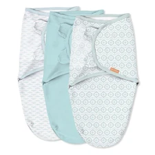 SwaddleMe by Ingenuity Original Swaddle, Size Small/Medium, For Ages 0-3 Mont...