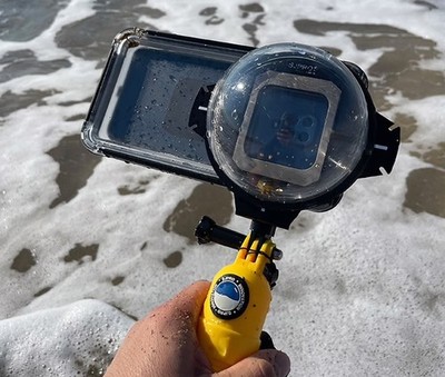 Original SJPRO  Smartphone mobile MiniDome IP68 Schutzgehäuse Unterwasser Tauche