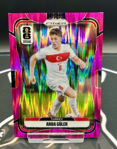 2026 Panini Prizm FIFA World Cup - Arda Guler Fuchsia Flash Prizm /195 Turkey