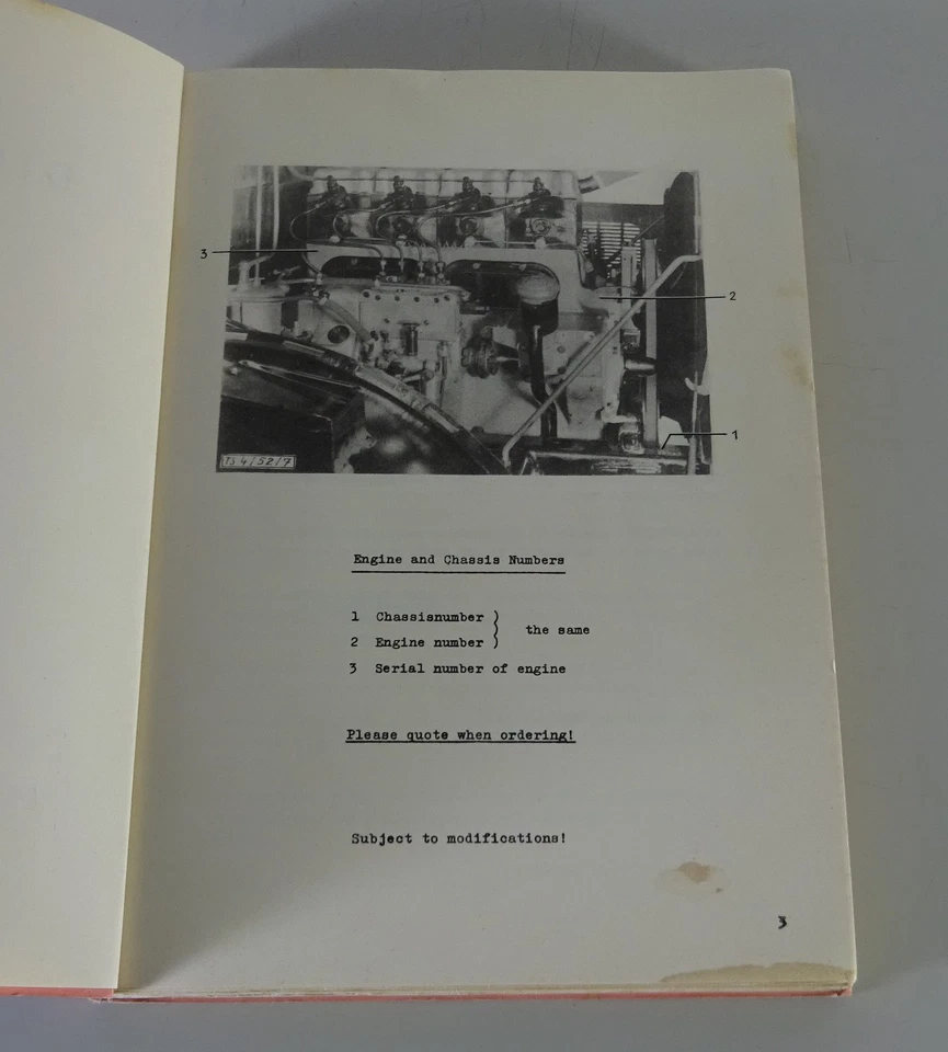 Spare Parts List / Catalogo Steyr - Diesel - Camion Tipo 380 - 90 HP Stand - Immagine 2 di 4