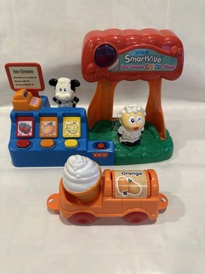 V-Tech Vtg  Smartville Ice Cream Color Shop Playset