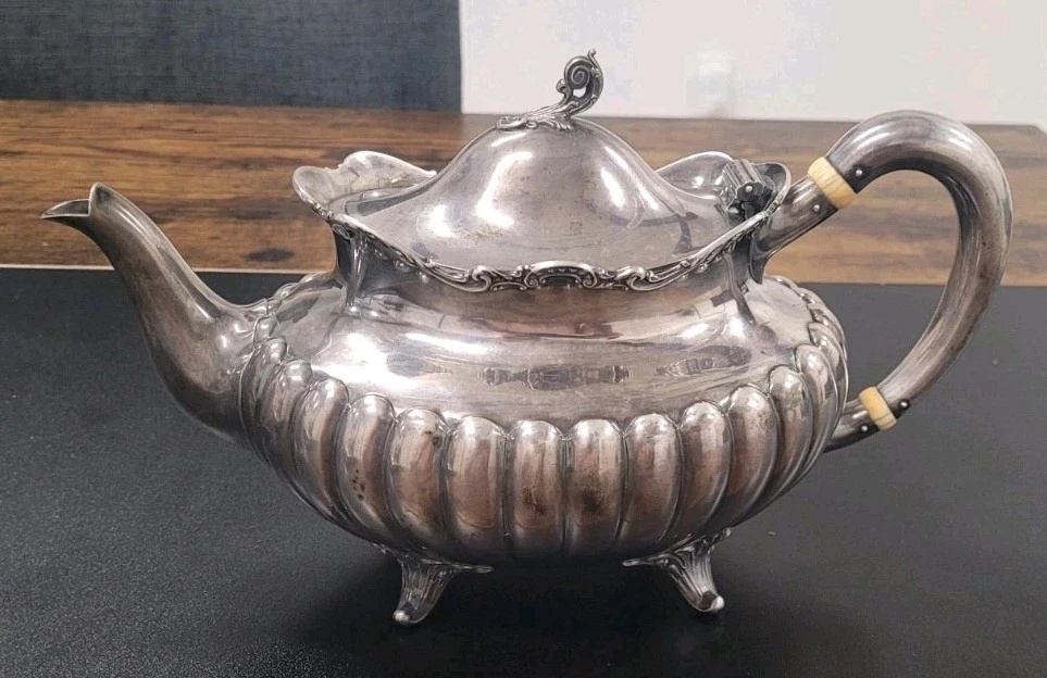 Reed & Barton Antique US Sterling Silver Teapots, Coffee Pots