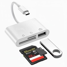 3 in 1 Hub Converter Type-C Adapter USB C SD Card Reader For MacBook Pro Laptop