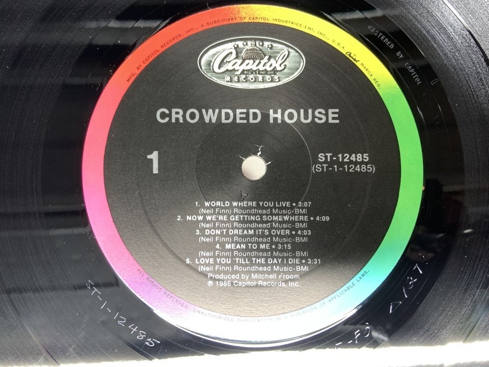 Crowded House Crowded House US [59001ER] | eBay