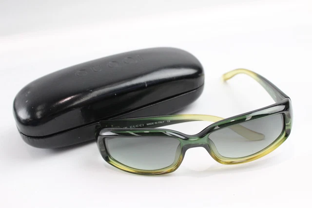 08 Gucci 90s Olive GG2454/S Sunglasses w/ Case