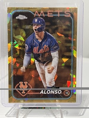 2024 Topps Chrome Sapphire Pete Alonso Gold /50 NY Mets Baltimore Orioles