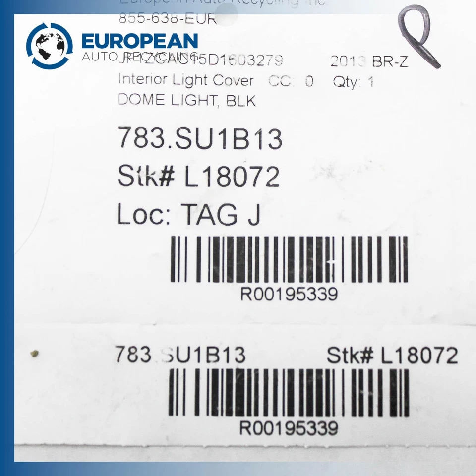 Luz domo interior Subaru BRZ 2013 negra - OEM Foto 4 de 4
