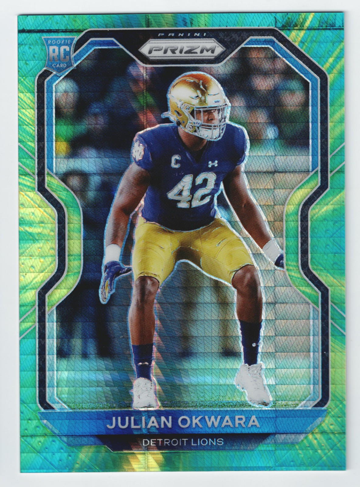 Julian Okwara Panini Prizm #361 Hyper
