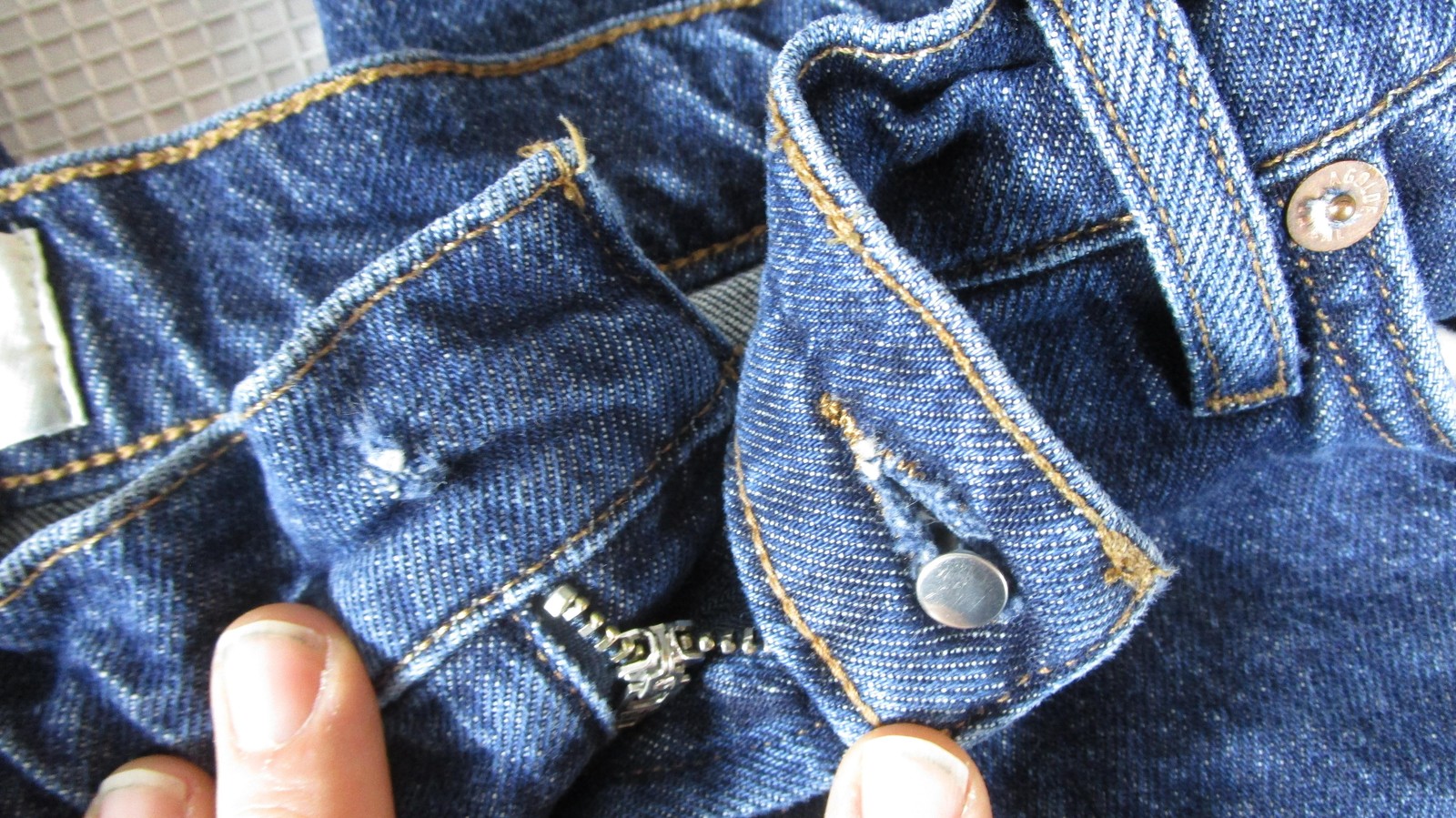 AGOLDE Jeans Mens 32x30 Blue Dark Wash Wide Leg Denim Baggy Relaxed Fit Casual