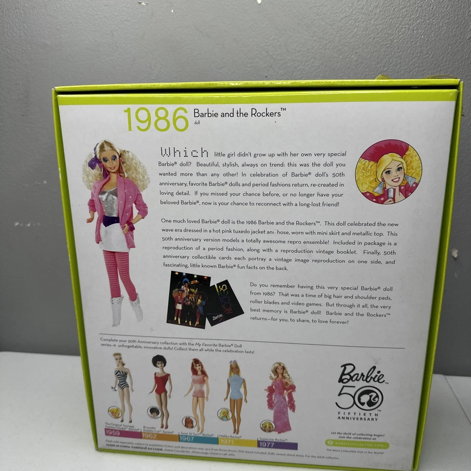 Barbie and the Rockers 1986 50 aniversario mi favorita en caja original Foto 4 de 4