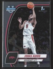 Jonas Aidoo 2024-25 Bowman University Chrome #32 Arkansas Razorbacks