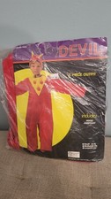 Vintage Forum Novelties Devil Costume Small 4 6 1980s Made in Taiwan ...