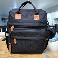 Diaper Bag Multi-Functional 3 in 1 Diaper Bag Backpack Travel Bassinet Portable