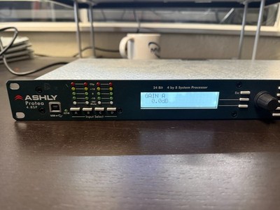 Ashly Protea 4.8SP 24 Bit 4 by 8 Loudspeaker System Processor. 4 in and 8 out.