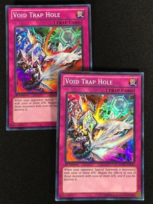 Yugioh Void Trap Hole REDU-EN076 1ST Super x2 (MP)