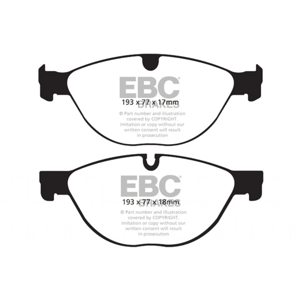 EBC For Jaguar XKR-S 2012 13 14 2015 Front Brake Pads 5.0 Supercharged (470) - Image 2 of 4