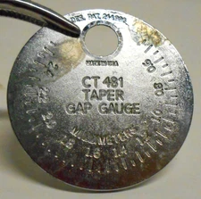 Champion Spark Plug Taper Gap Gauge Opener #CT 481 USA Made 1.5 Inch Pocket Tool