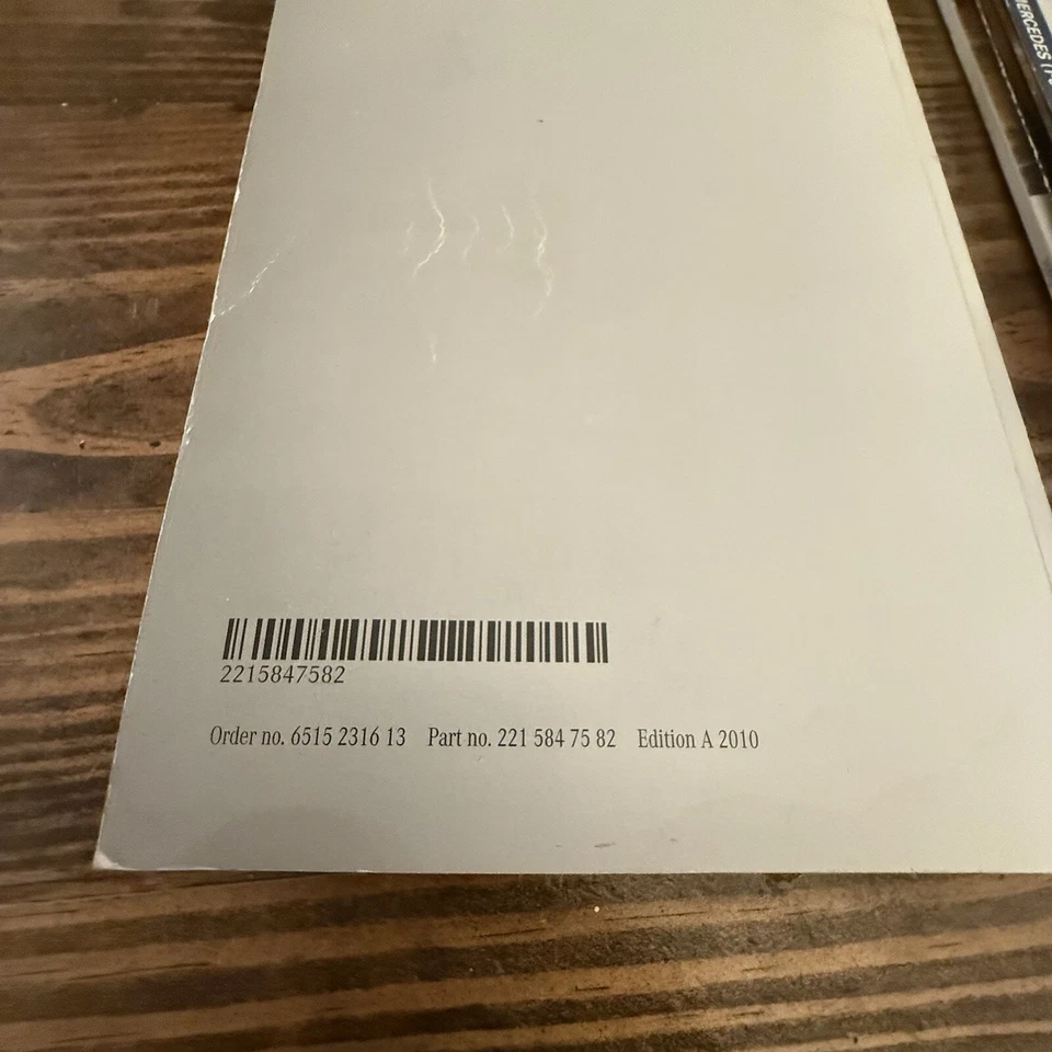 Mercedes Benz Clase S 2010 manual del propietario S400 S450 S500 S550 S600 5,5 L 4,7 L 3,5 L Foto 3 de 3