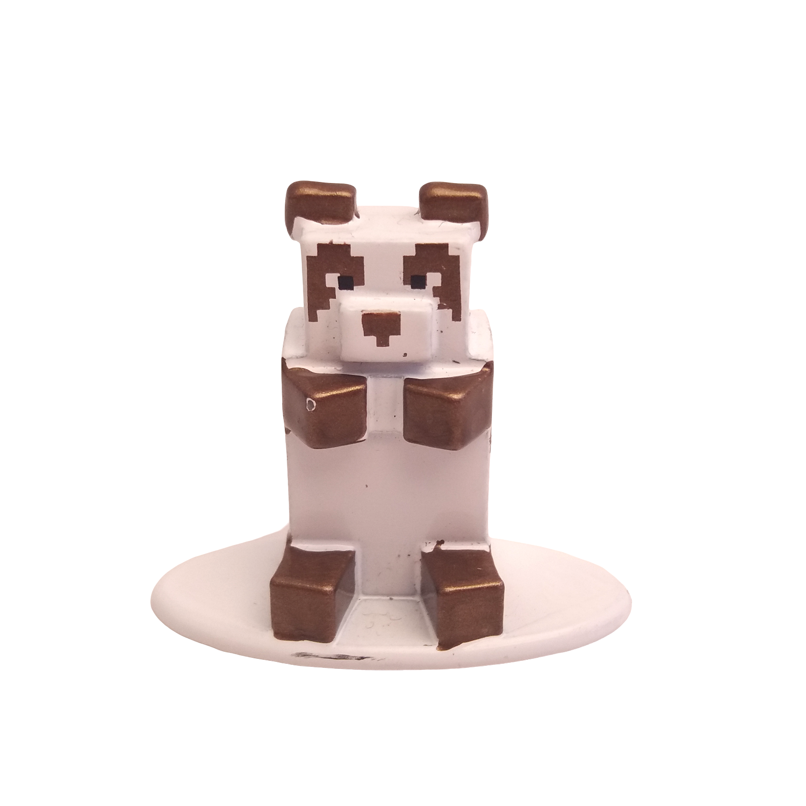 Minecraft Copper Panda Figure RARE Nano Metalfigs Diecast Figure Jada Toys