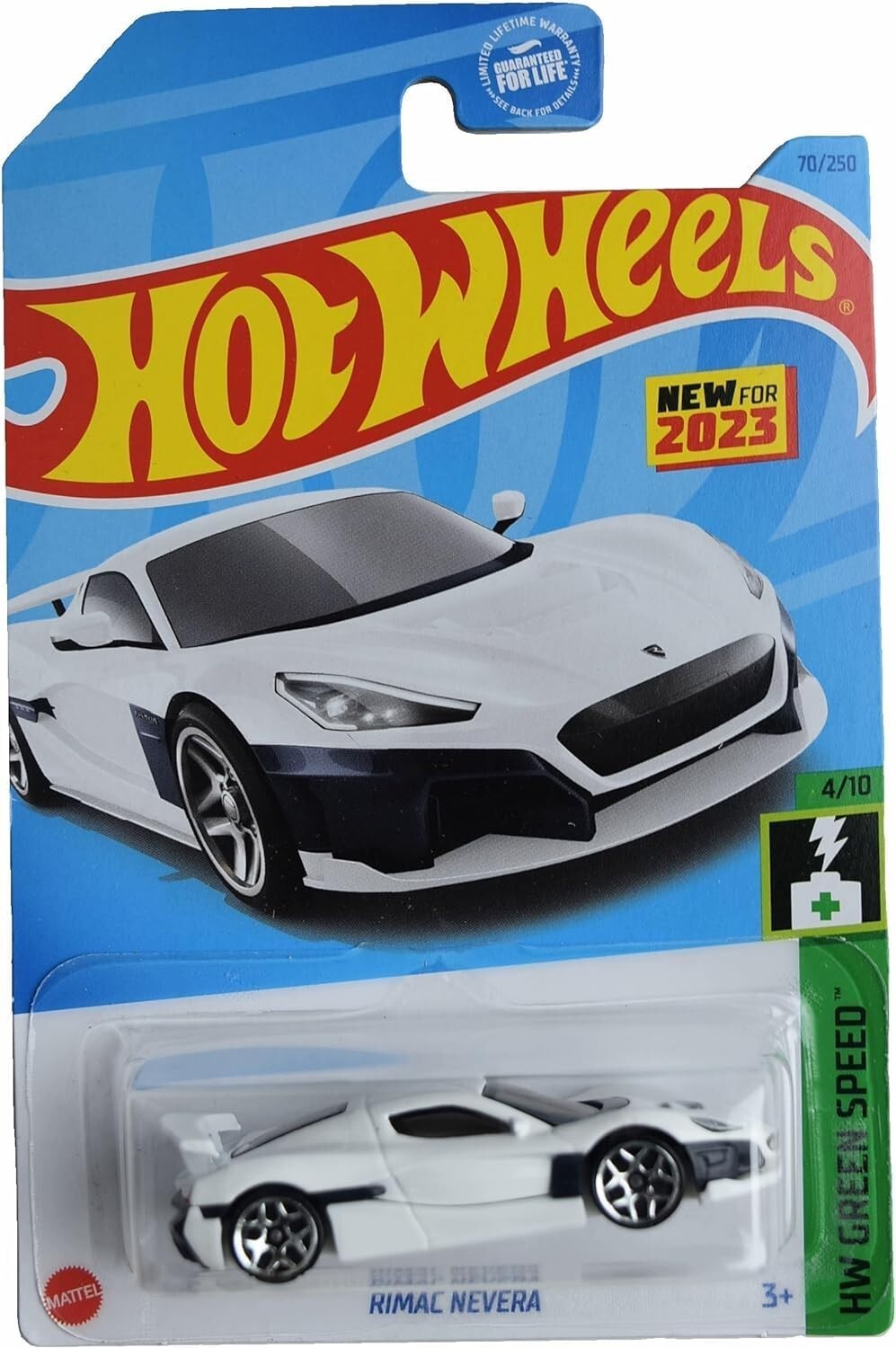 Hot Wheels - 2023 HW Green Speed 4/10 Rimac Nevera 70/250 (BBHKK21)