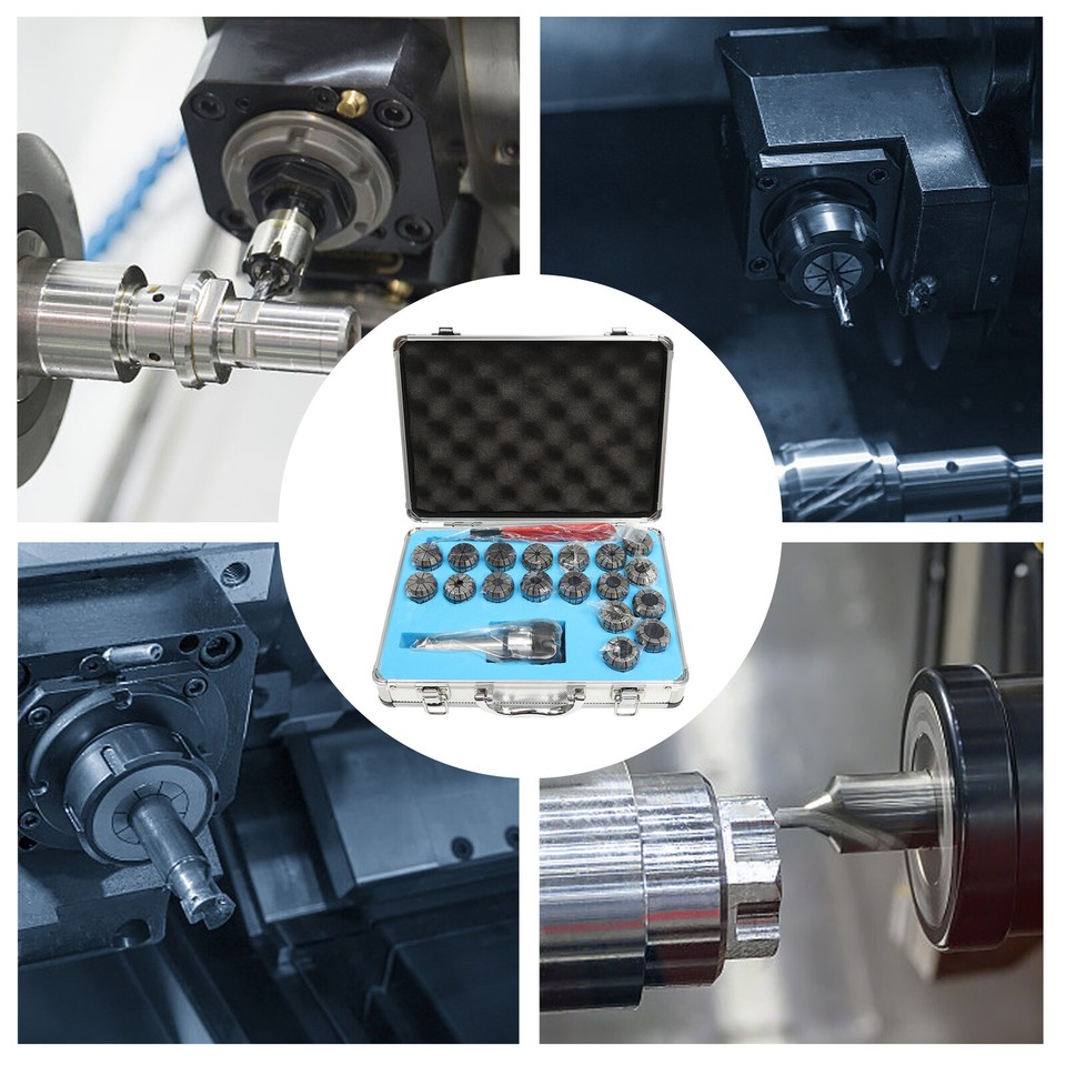ER32 Collet 18Pc/Set Shank Chuck Tools+Box Fit Milling Machine/Lathe ...