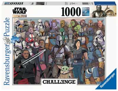 STAR WARS  - THE MANDALORIAN CHALLENGE PUZZLE - Ravensburger 16770 - 1000 Pcs.