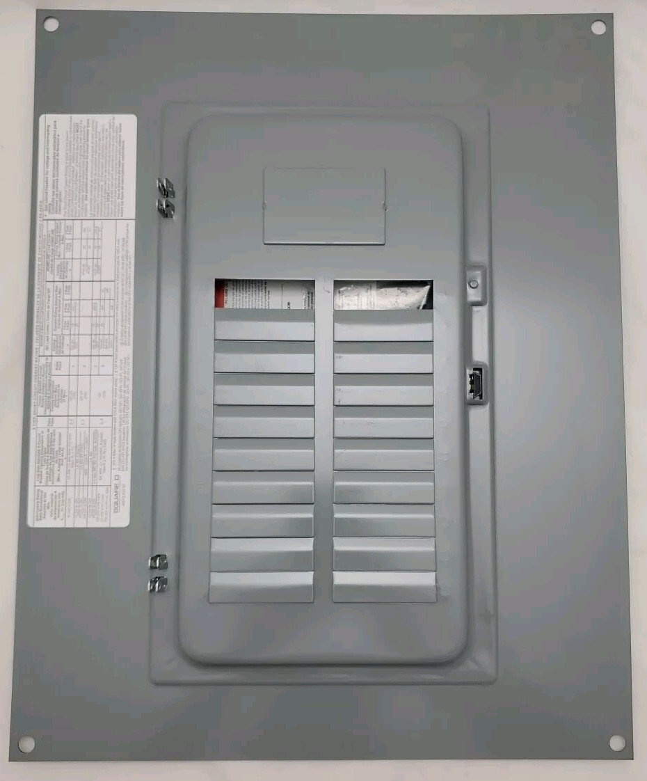 SQUARE D QOC20U100S Load Center Cover Series S01 Type 1