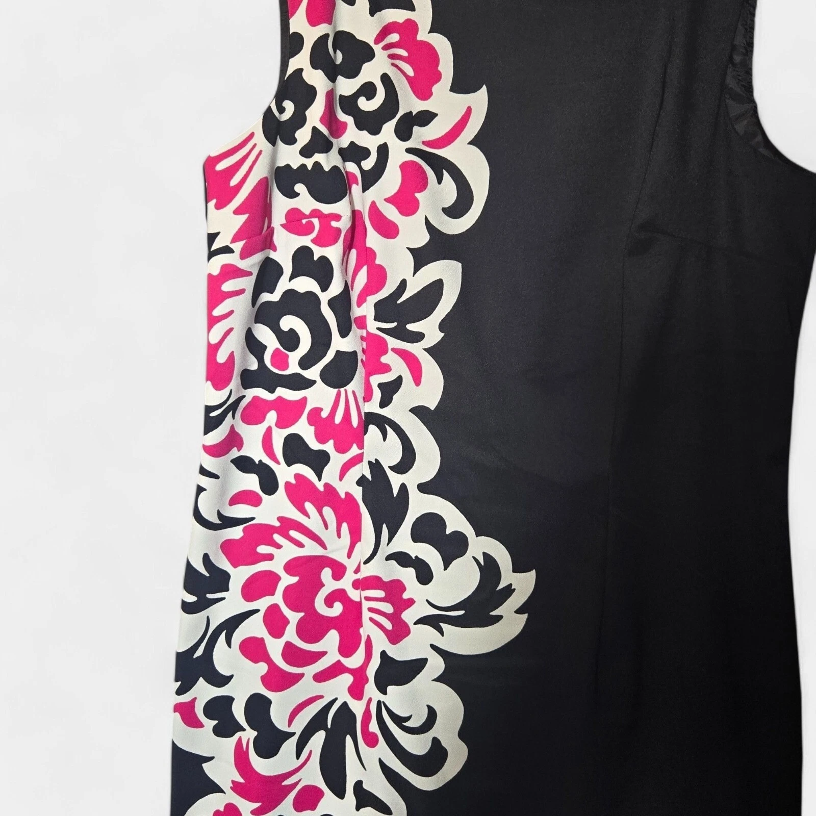 Abito tubino ALYX Limited fantasia floreale laterale 16 nero rosa senza maniche retrò Y2K