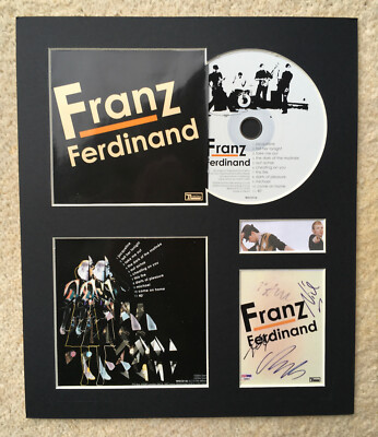 FRANZ FERDINAND - Signed Autographed - FRANZ FERDINAND - Album Display