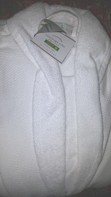 Pottery Barn Organic Cotton Spa Robe White Medium New Ebay