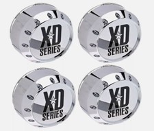 Qty4 Xd Series 8 Lug Chrome Wheel Rim Center Caps Set Xd779 Badlands Xd795 Hoss