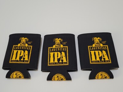 Lagunitas Craft Beer Coozie Koozie IPA India Pale Ale ''Beer Speaks'' Lot of 3 NEW