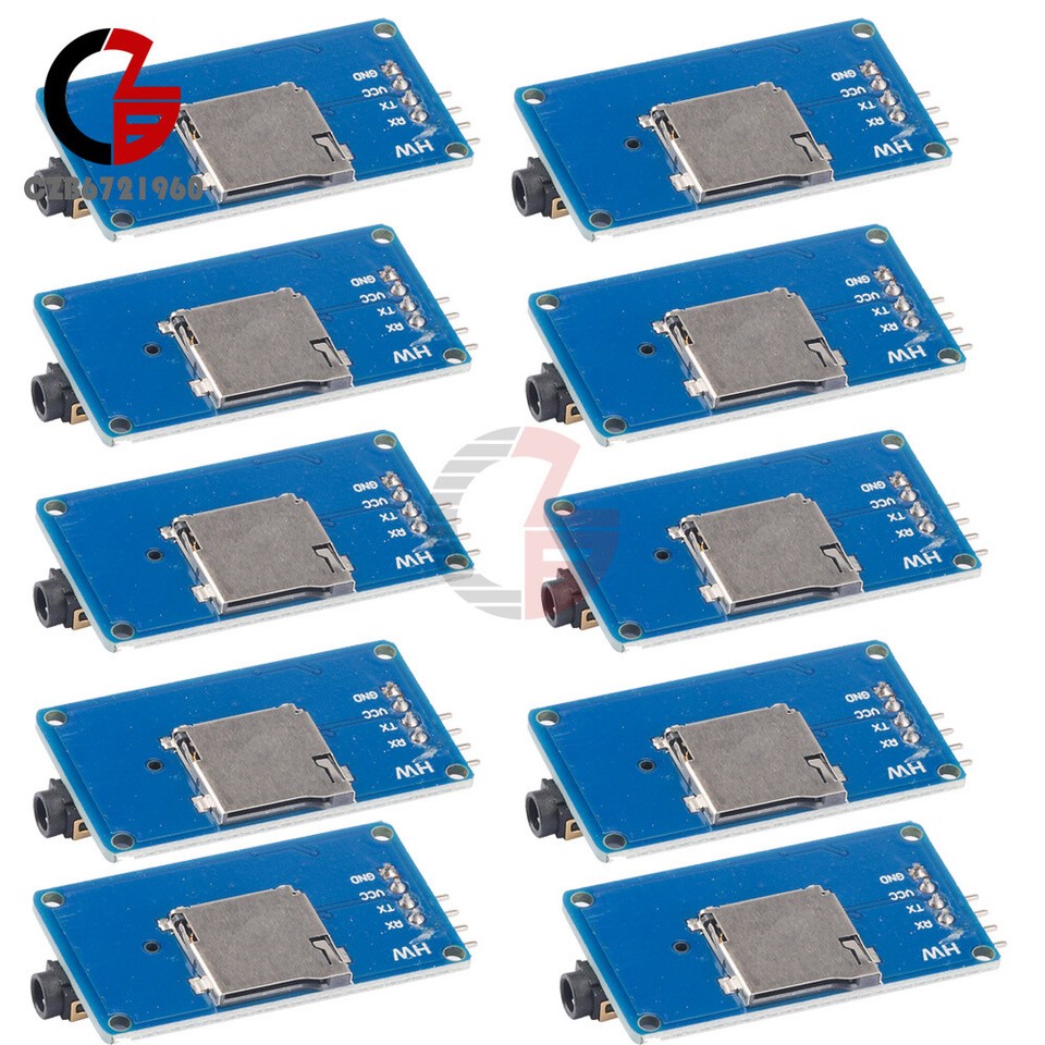 YX5300 UART vezérlésű soros MP3 zenelejátszó modul Arduino / AVR / ARM
