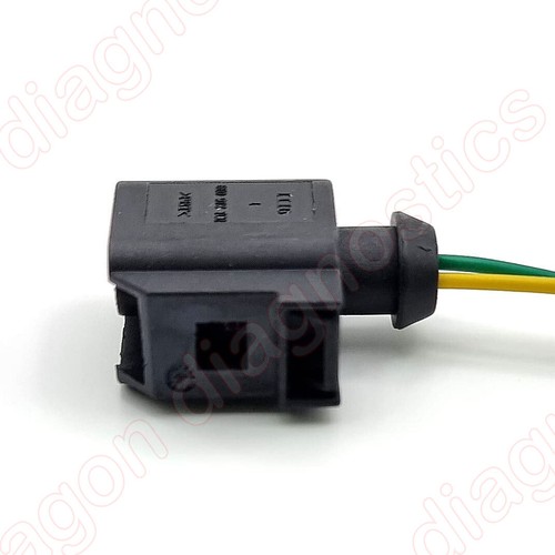PN 6E0973702 - 2 Pin ABS Sensor Connector Plug Prewired Fits VW Audi Seat Skoda - Picture 5 of 7
